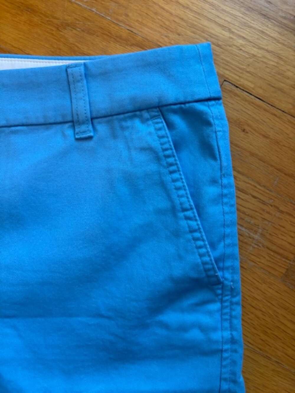 J. Crew 3.5" Classic Chino Short in Mountain Bird Blue Women's Size 16 - Picture 2 of 8
